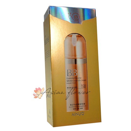 BB крем c улиточным муцином для сухой кожи Ainuo Whiten Snail B.B Cream