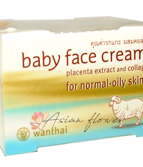 Крем с плацентой  Baby face cream для нормальной и жирной кожи
