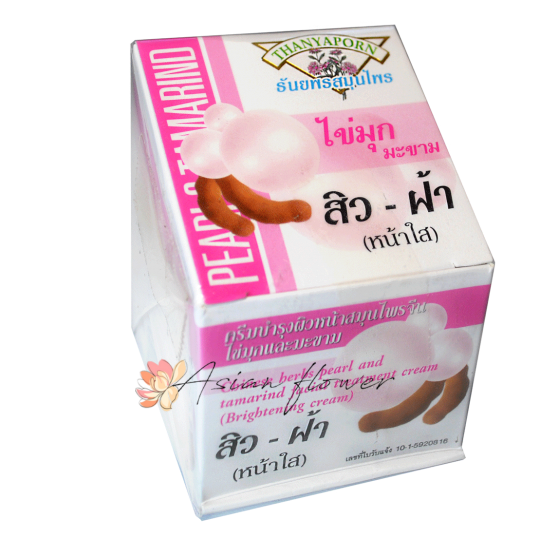 Крем для лица с экстрактами жемчужной пудры и тамаринда Pearl and Tamarind facial cream