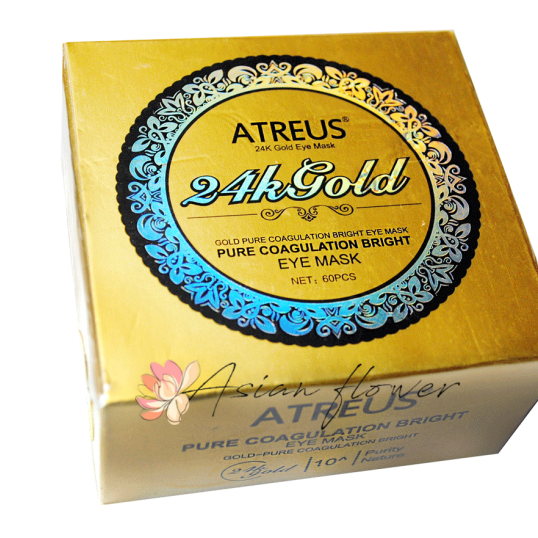Гидрогелевые патчи для глаз Atreus 24k Gold Eye Mask, 60 шт