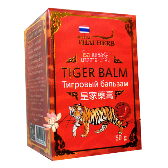 Красный тигровый бальзам Royal Thai Herb Tiger Balm