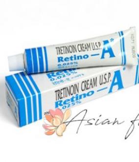 Tretinoin Retino A -0,025 %,Третиноїн крем для лікування зморшок та інших ознак фотостаріння шкіри
