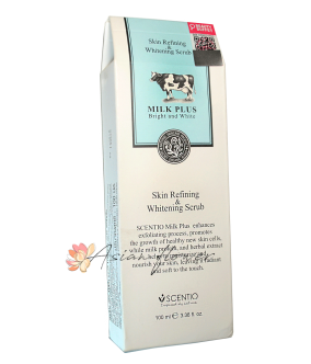 Молочный гель-скатка для лица и тела  Scentio Milk Plus Scrub 