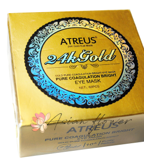 Гидрогелевые патчи для глаз Atreus 24k Gold Eye Mask, 60 шт