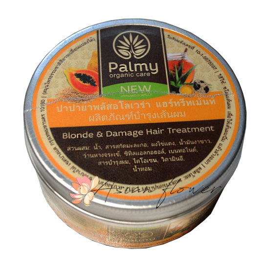 Маска для светлых волос с экстрактом папайи, мёдом и яйцом Palmy Organic Care