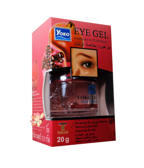 Антивіковий гель для шкіри навколо очей із гранатом Yoko Eye Gel