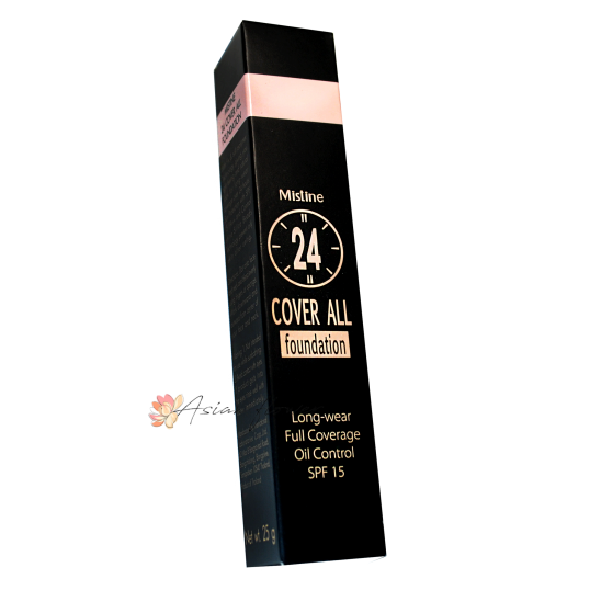 Крем Тональный 24 Контроль жирности Mistine Cover All Foundation Oil Control