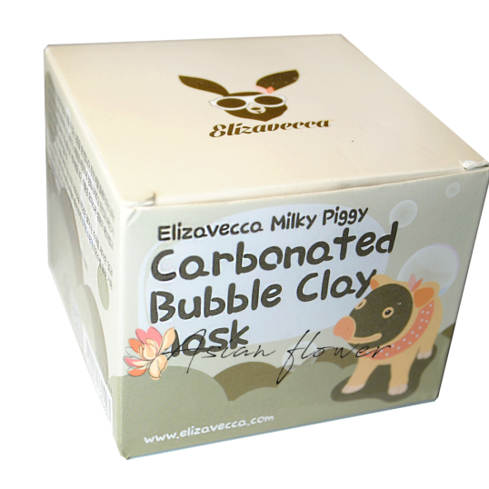 Очищающая кислородная маска Elizavecca Carbonate Bubble Clay Mask