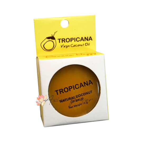 Бальзам Для Губ С Кокосовым Маслом Банан  Tropicana 