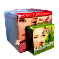 Крем для лица с Алоэ, Кокосовым маслом и с высоким содержанием коллагена  Miracle Bio-Сream Aloe