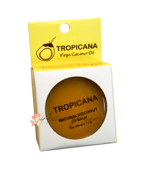 Бальзам Для Губ С Кокосовым Маслом Банан  Tropicana 