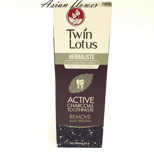 Зубная паста Twin Lotus Active Charcoal
