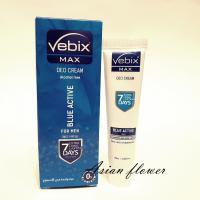Крем від поту вібекс  VEBIX Max Deo Cream Blue Active For Men 7 Days