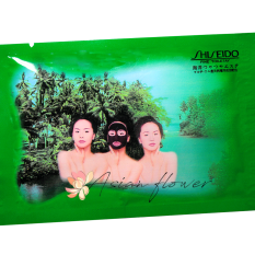 Японская маска-пленка на основе морских водорослей и бамбукового угля. Shiseido
