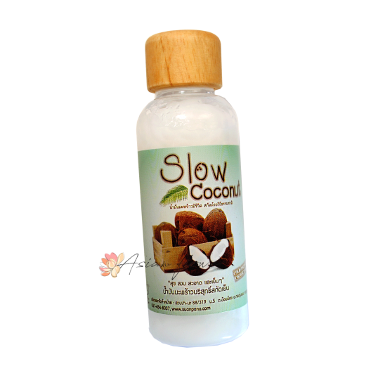 Кокосовое масло холодного отжима Slow Coconut. 