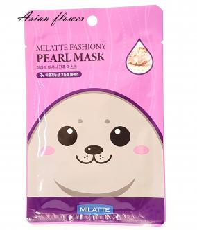 Тканинна маска для обличчя з перловою пудрою Milatte Fashiony Pearl Mask Sheet